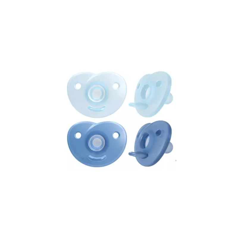 Chupetes Soothies de Silicona 0-6 meses niño, Philips Avent