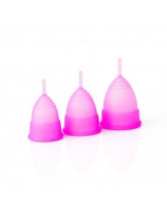 Copa Menstrual de silicona de grado médico, sin abs ni ftalatos. Talla L
