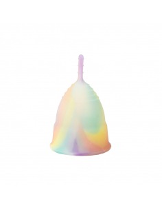 Copa Menstrual colors de silicona de grado médico, sin abs ni ftalatos. Talla M